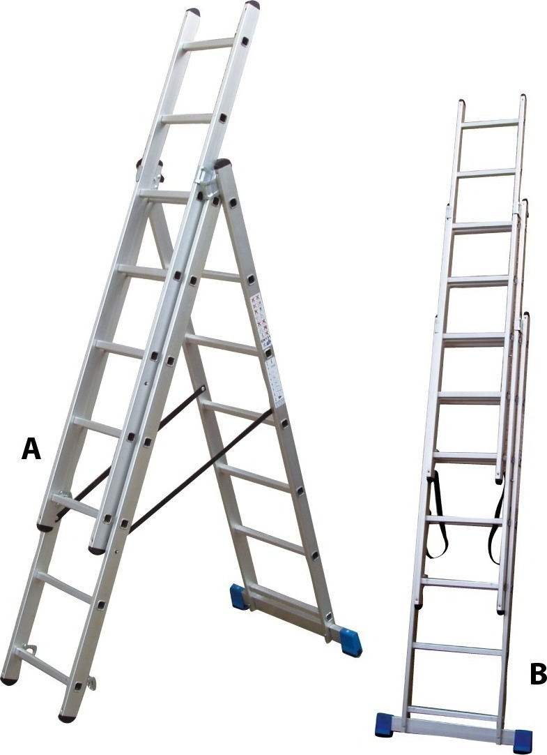 Dimopanas - ΣΚΑΛΑ PROFAL ΤΡΙΩΝ ΤΕΜΑΧΙΩΝ ΕΛΑΦΡΟΥ ΤΥΠΟΥ 2.85m 801310